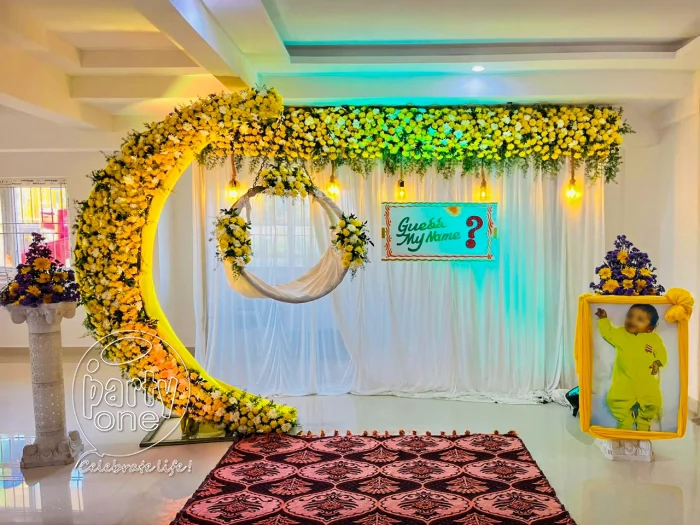 Naming Ceremony Flower Decoration